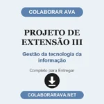 Projeto de extensão III Gestão da tecnologia da informação