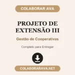 Projeto de Extensão III Gestão de Cooperativas