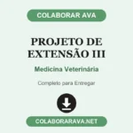 Projeto de Extensão III Medicina Veterinária