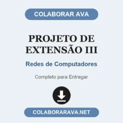 Projeto de Extensão III de Redes de Computadores pronto para entregar