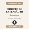 Projeto de Extensão III de Secretariado pronto para entregar