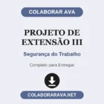 Projeto de Extensão III Segurança do Trabalho