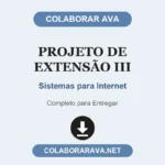 Projeto de Extensão III Sistemas para Internet
