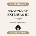 Projeto de Extensão III Teologia