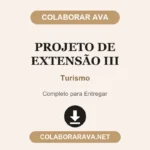 Projeto de Extensão III Turismo