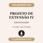 Projeto de Extensão IV Administração