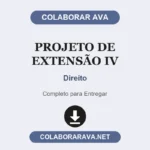 Projeto de extensão IV Direito