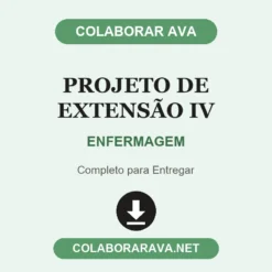 Projeto de Extensão IV de ENFERMAGEM pronto para entregar