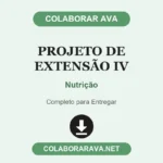 Projeto de Extensão IV Nutrição