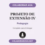Projeto de Extensão IV Pedagogia