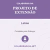 Projeto de Extensão de Letras pronto para download