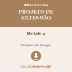 Projeto de Extensão de Marketing pronto para download
