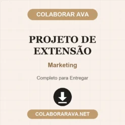 Projeto de Extensão de Marketing pronto para download