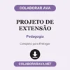 Projeto de Extensão de Pedagogia pronto para entregar