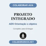 Projeto Integrado ADS Orientação a objetos