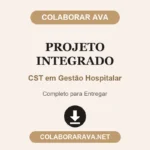 PROJETO INTEGRADO CST EM GESTÃO HOSPITALAR