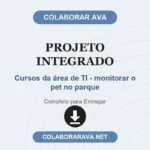 Projeto Integrado Cursos da área de TI - monitorar o pet no parque