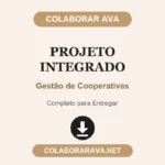 Projeto Integrado Gestão de Cooperativas