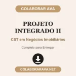 Projeto Integrado II CST em Negócios Imobiliários