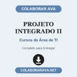 Projeto Integrado II Cursos da Área de TI