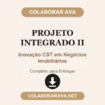 Projeto Integrado II – Inovação CST em Negócios Imobiliários