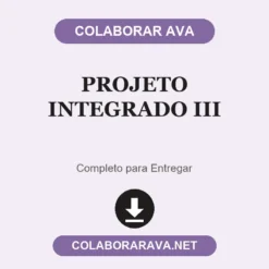 Projeto Integrado III pronto para entregar
