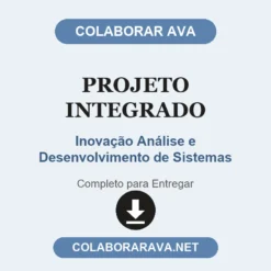 Projeto Integrado de Inovação Análise e Desenvolvimento de Sistemas pronto para entregar