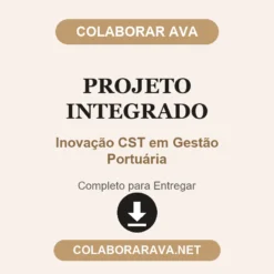Projeto Integrado de Inovação CST em Gestão Portuária pronto para entregar