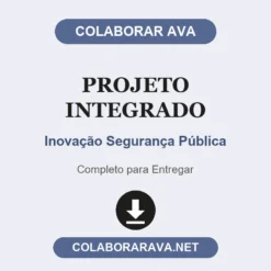 Projeto Integrado de Inovação Segurança Pública pronto para entregar