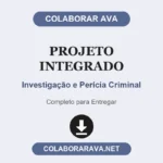 Projeto Integrado Investigação e Perícia Criminal