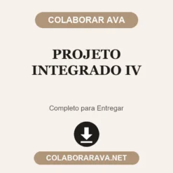 Projeto Integrado IV pronto para entregar