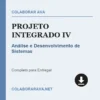 Projeto Integrado IV de Análise e Desenvolvimento de Sistemas pronto para download