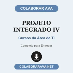 Projeto Integrado IV de Cursos da Área de TI pronto para entregar