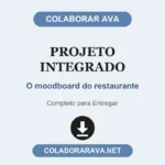 Projeto Integrado O moodboard do restaurante