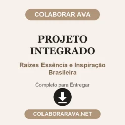 Projeto Integrado de Raízes Essência e Inspiração Brasileira pronto para entregar