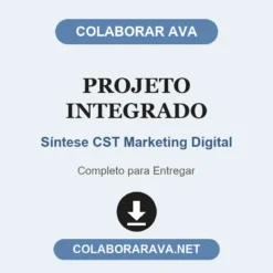Projeto Integrado de Síntese CST Marketing Digital pronto para entregar