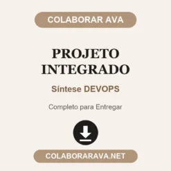 Projeto Integrado de Síntese DEVOPS pronto para entregar