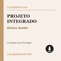 Projeto Integrado de Síntese Gestão pronto para download
