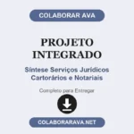 Portfolio Individual Projeto Integrado Síntese Serviços Jurídicos Cartorários e Notariais