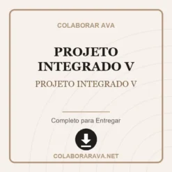 Projeto Integrado V pronto para download