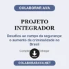 Projeto Integrador de Desafios ao campo da segurança: o aumento da criminalidade no Brasil pronto para entregar
