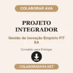 Projeto integrador Gestão da inovação Empório FIT SA