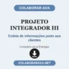 Projeto Integrador III de Coleta de informações junto aos clientes pronto para entregar